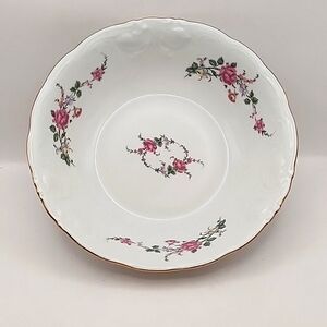 Vintage Royal Kent Poland China RKT23 9"  Vegetable Bowl Roses